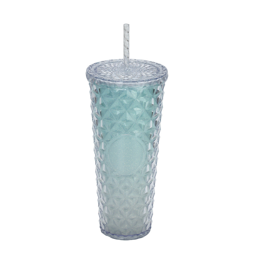 Ladies Glittering Drinking Cup with Removable Straw Kalsten