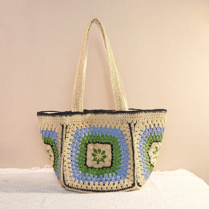 Hand-knotted cotton tote bag Kalsten
