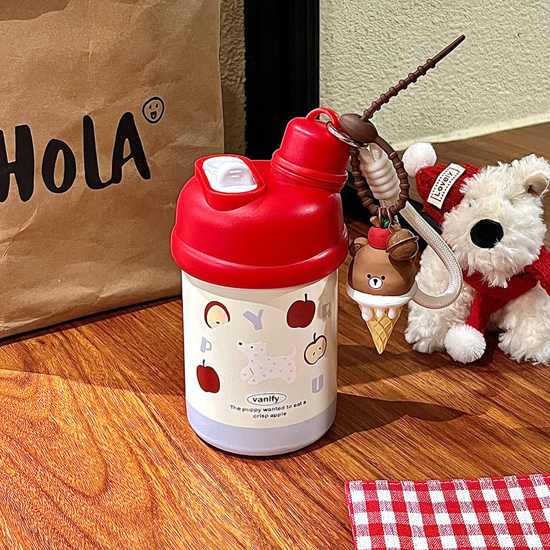 Women's Insulated Water Bottle with Playful Bear Design Kalsten