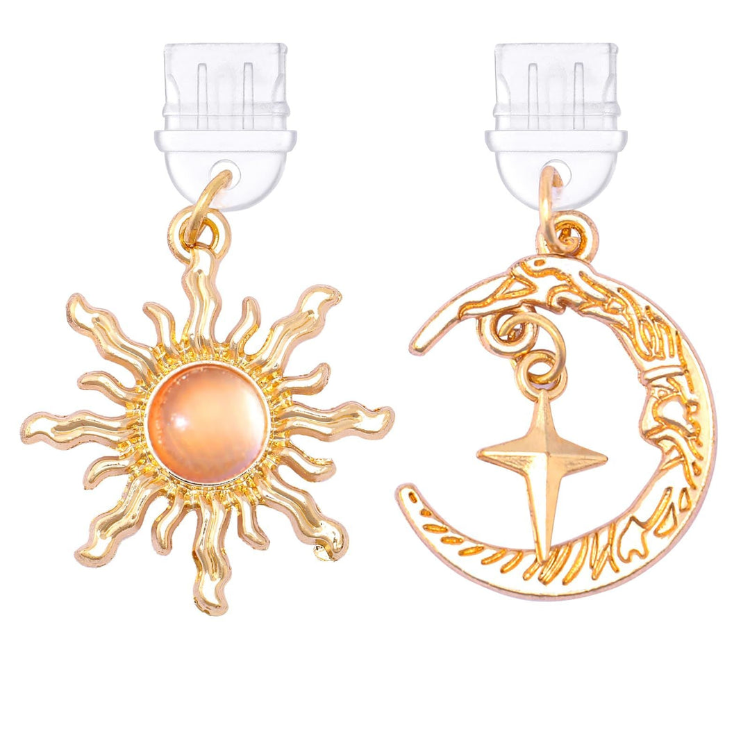 Playful Fruit and Cat Charm Earrings Kalsten
