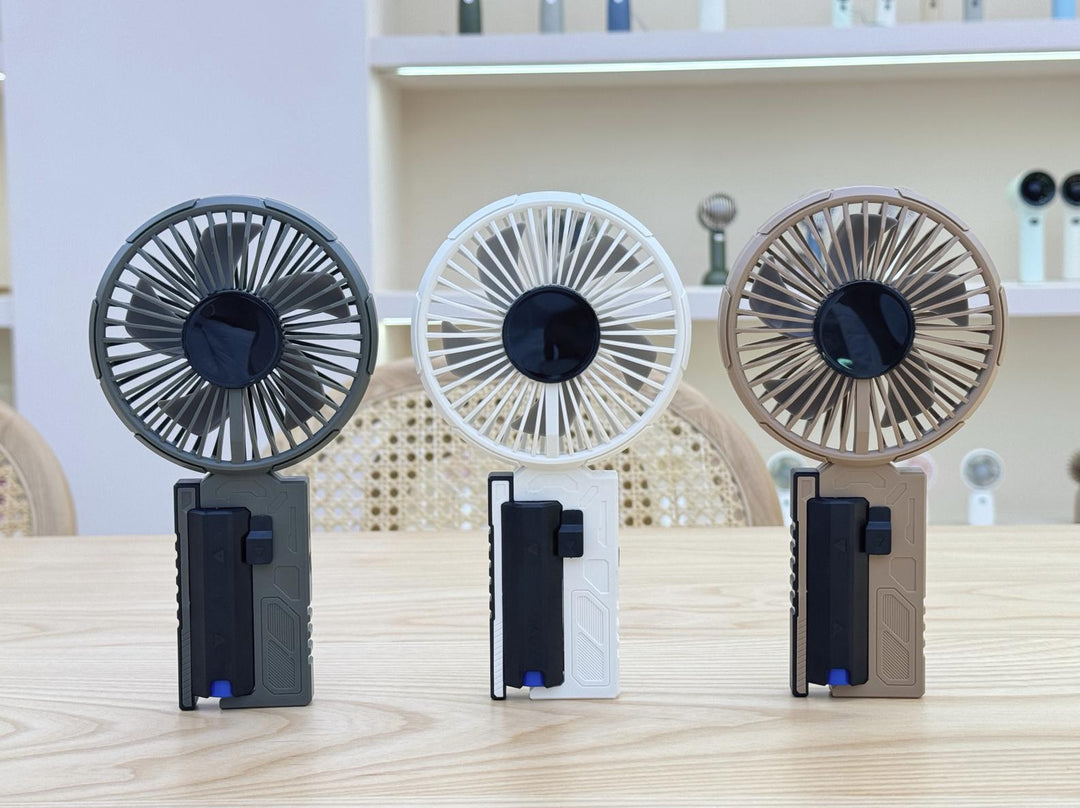 Unisex Portable Handheld Fan with Powerful Battery and Compact Design Kalsten