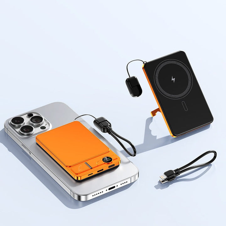 Portable power bank with integrated wireless charging technology and dual fast charging function Kalsten