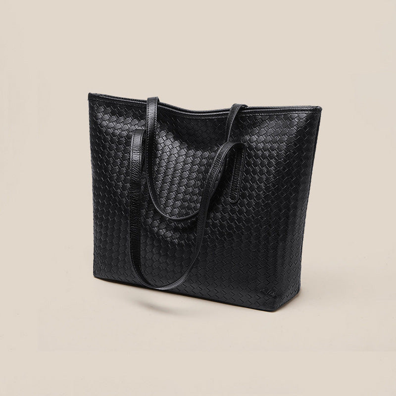 Woven Leather Tote Bag Kalsten