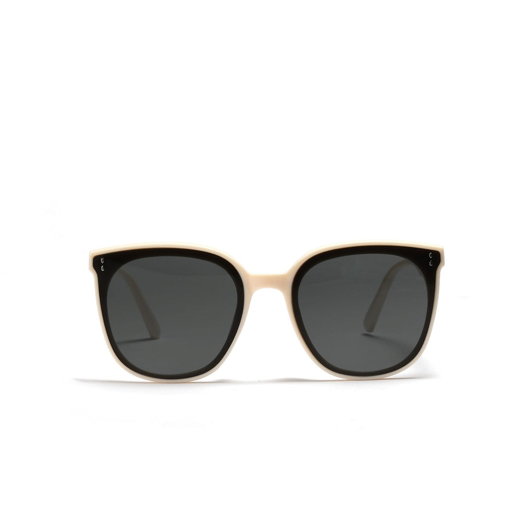 Women’s fashionable square sunglasses with high-quality transparent frame Kalsten