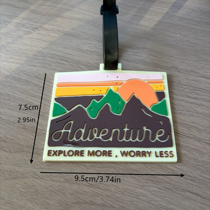 Adventure-Themed Luggage Tag Kalsten