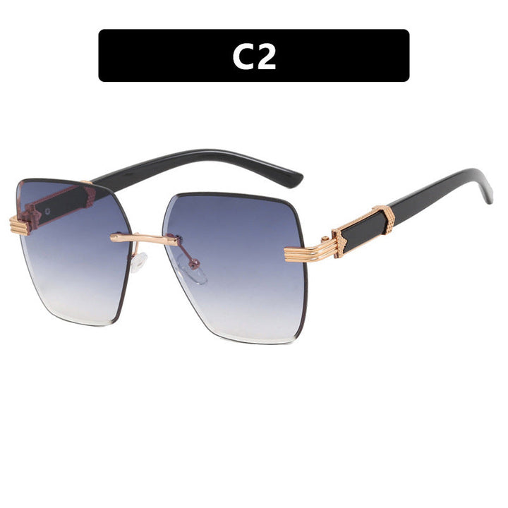 Women's trendy square sunglasses with glamorous accents and UV protection Kalsten