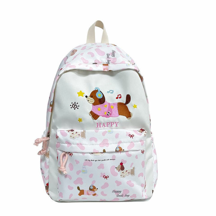 Adorable Animal-Themed Embroidered Backpack Kalsten