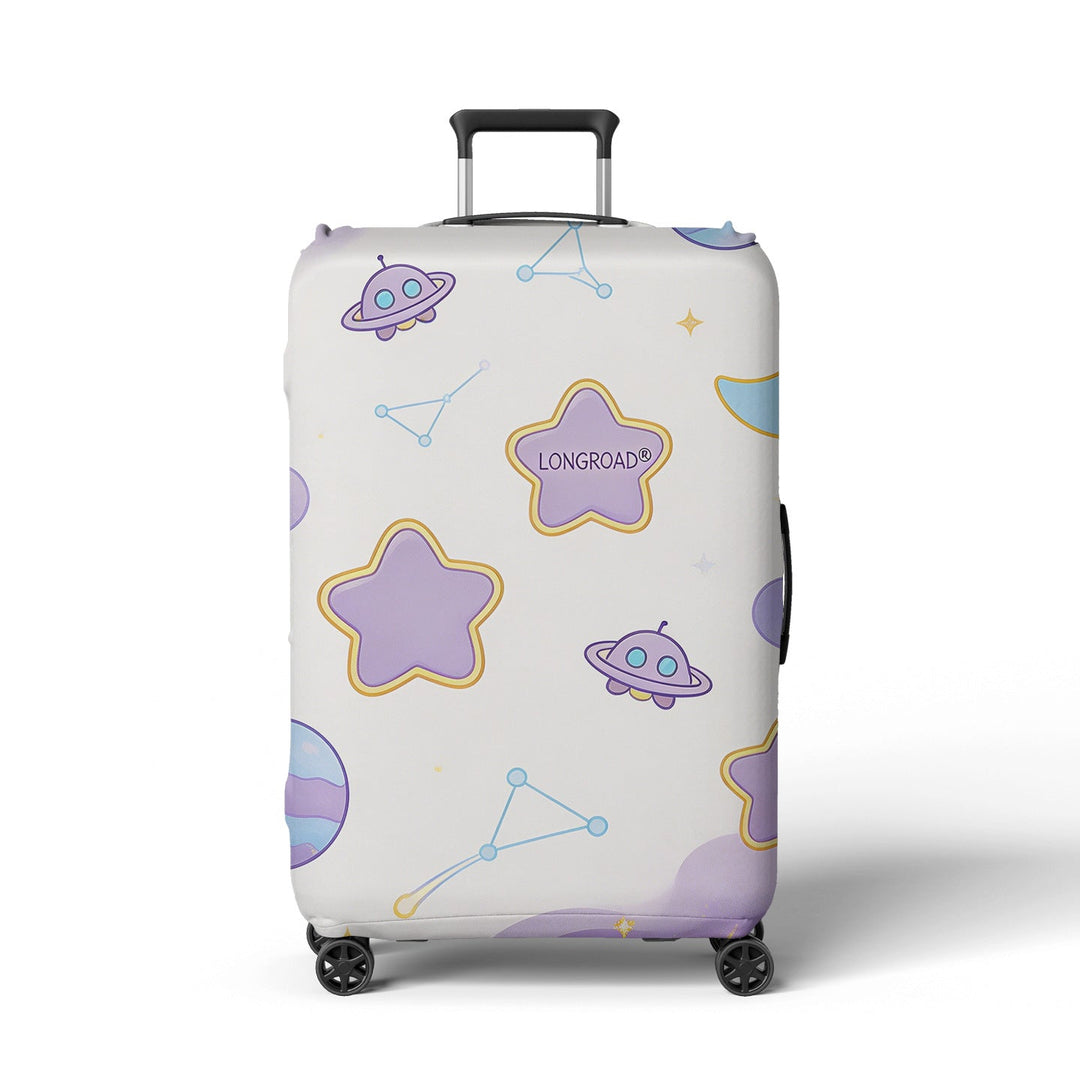 Women's suitcase cover with playful space design Kalsten