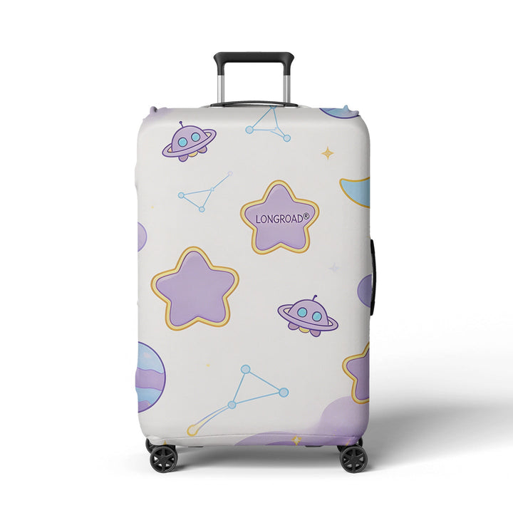 Women's suitcase cover with playful space design Kalsten