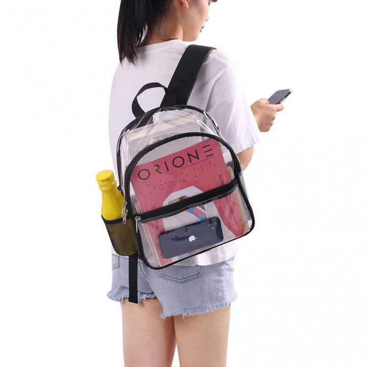 Transparent backpack bag with multiple compartments Kalsten