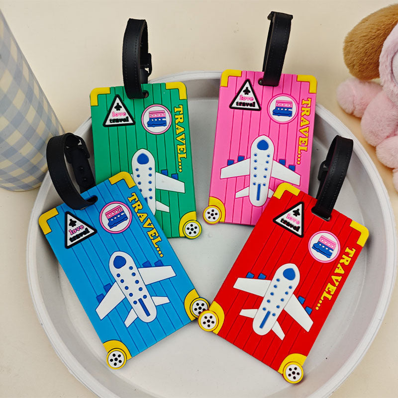 Unisex Luggage Tag in Fun Airplane Design Kalsten