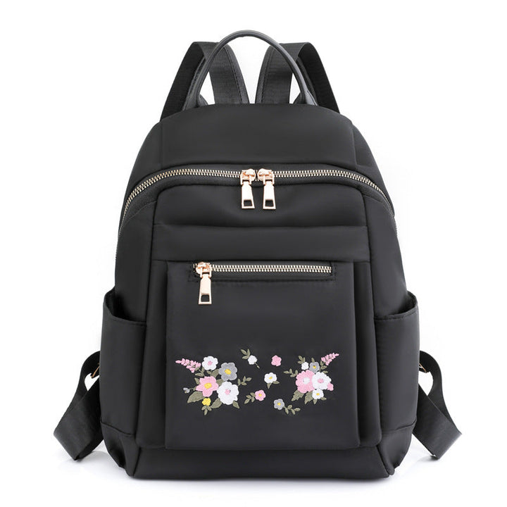 Floral Embroidered Backpack Kalsten