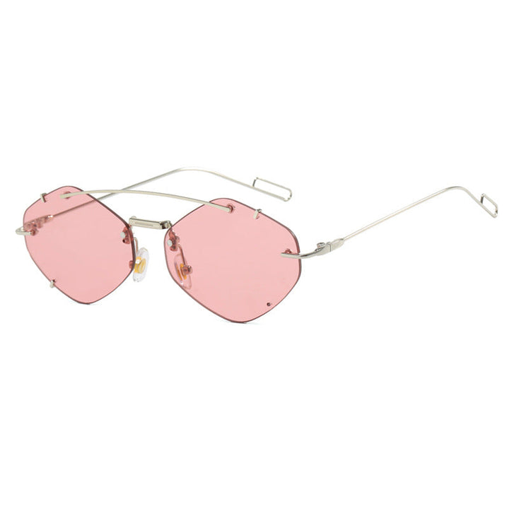 Women geometric sunglasses with ultra-light metal frame Kalsten