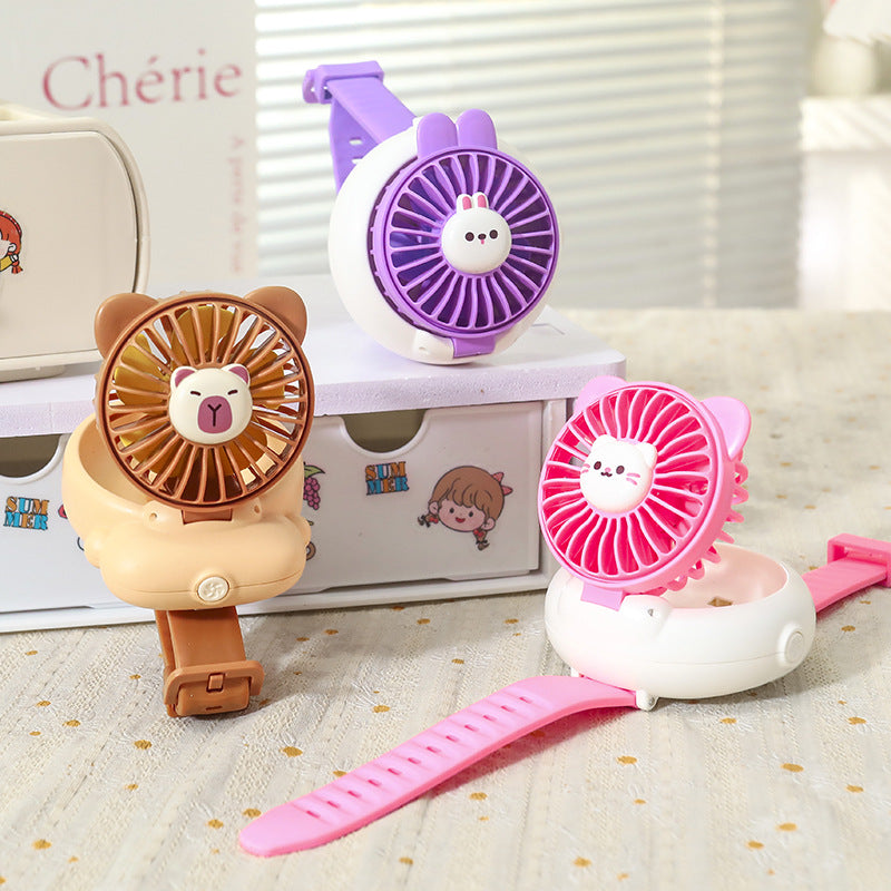Women's portable handheld fan in cute rabbit design Kalsten