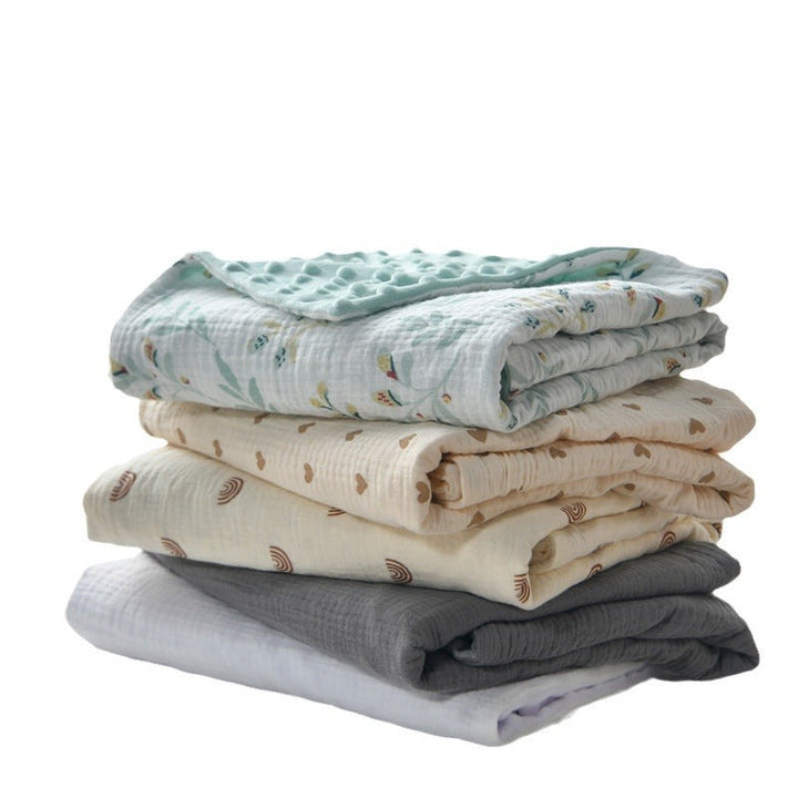 Plush Quilted Double-Sided Baby Blanket kalsten