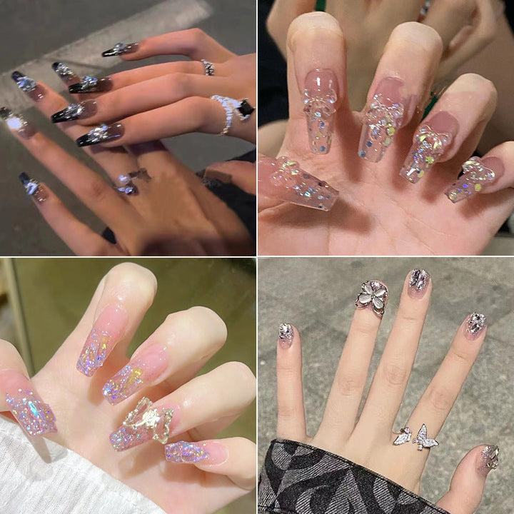 Floral-Inspired Elegant Press-On Nail Design Kalsten