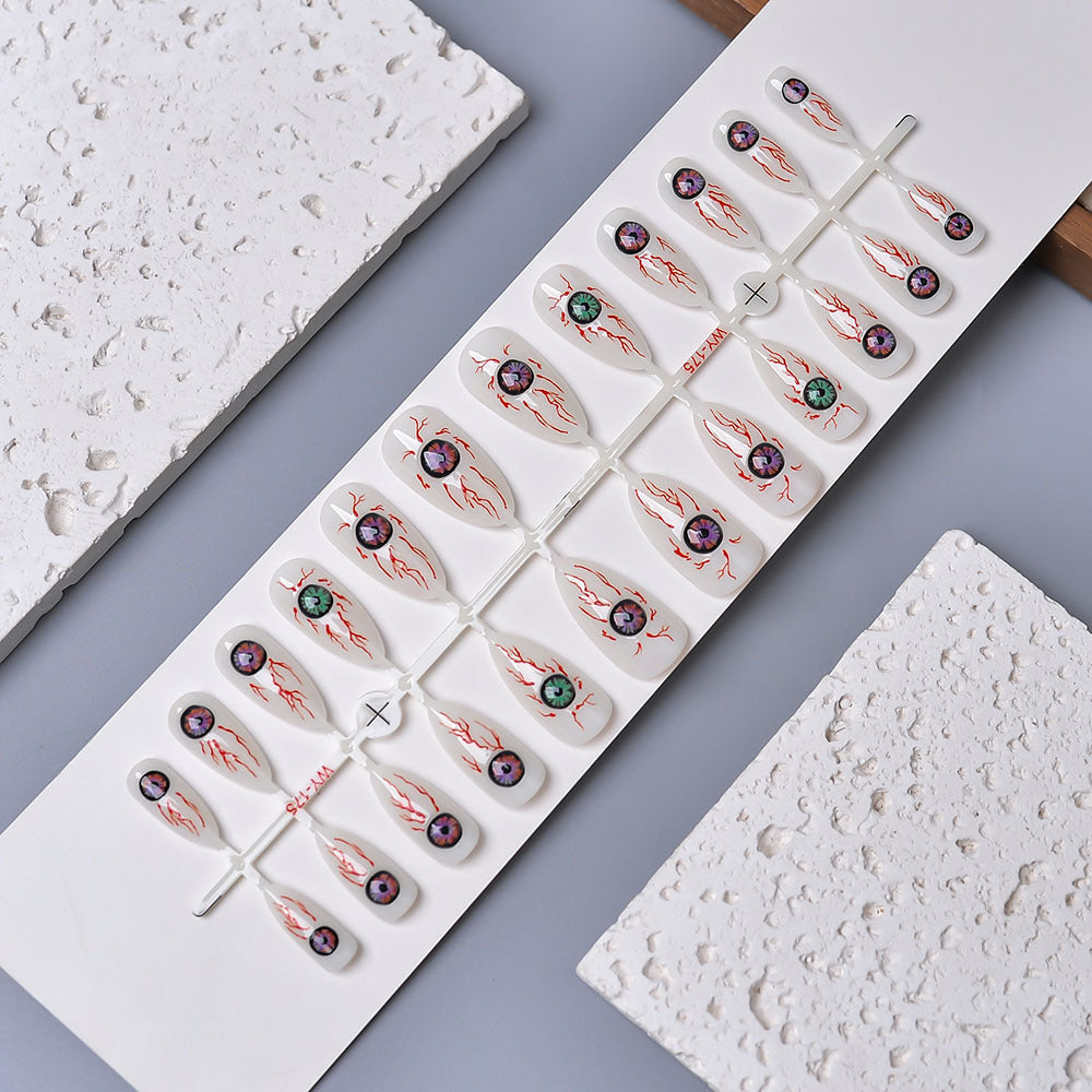 Artistic Eye-Themed Press-On Nail Set Kalsten