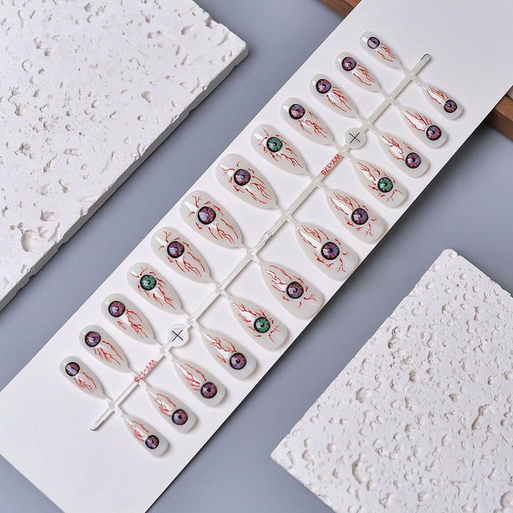 Artistic Eye-Themed Press-On Nail Set Kalsten