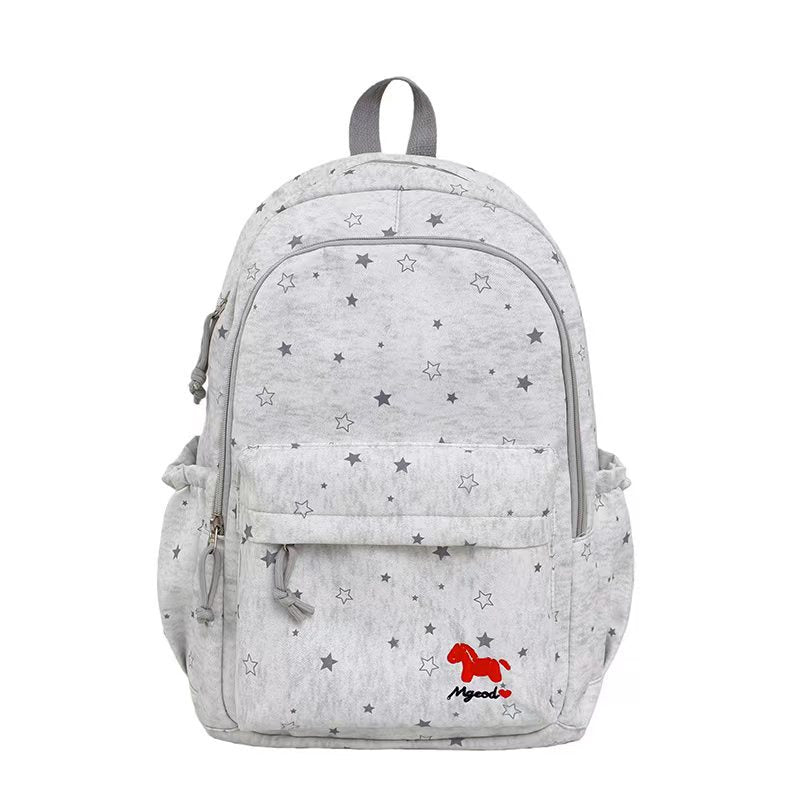 Star-Patterned Casual Backpack Kalsten