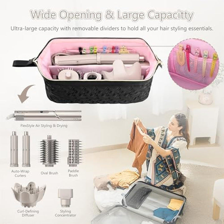 Cosmetic Organizer Bag with Multifunctional Compartments Kalsten