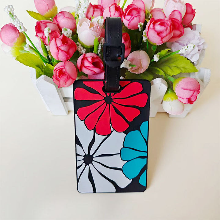 Unisex luggage tag in creative rainbow design Kalsten