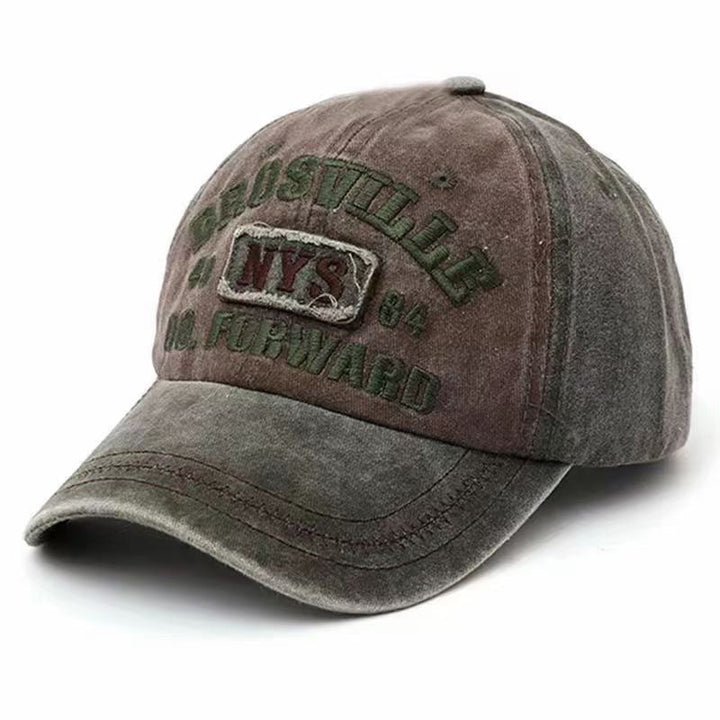 Men's Distressed Vintage-Inspired Baseball Cap Kalsten