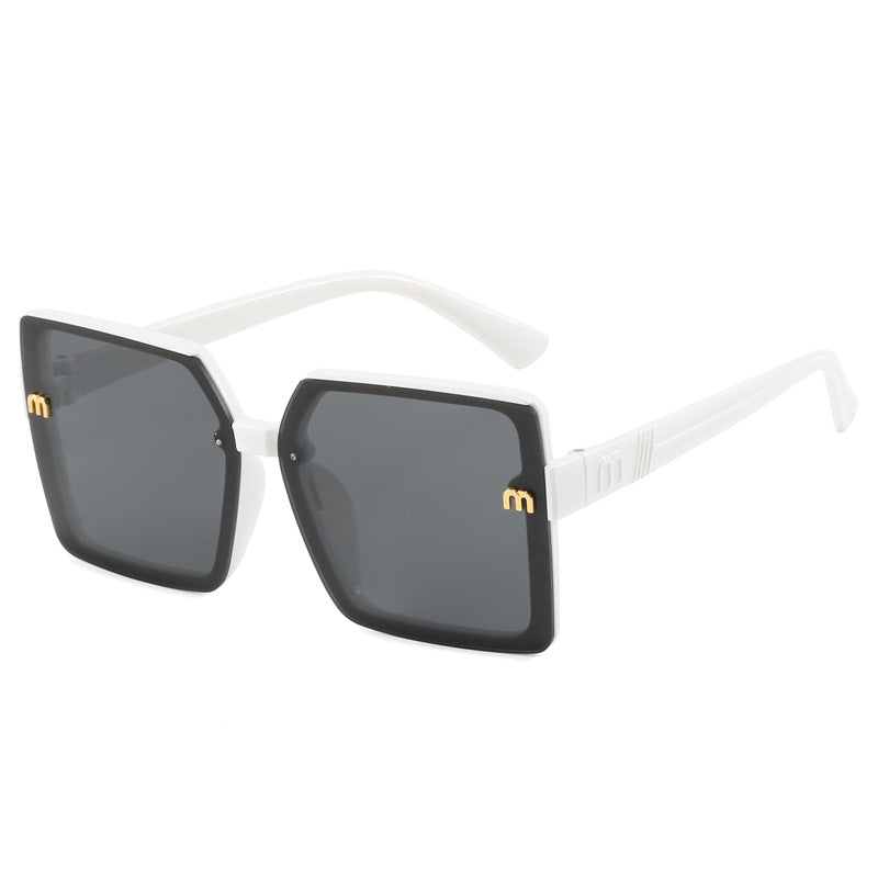 Women's stylish square sunglasses with mirrored gradient Kalsten