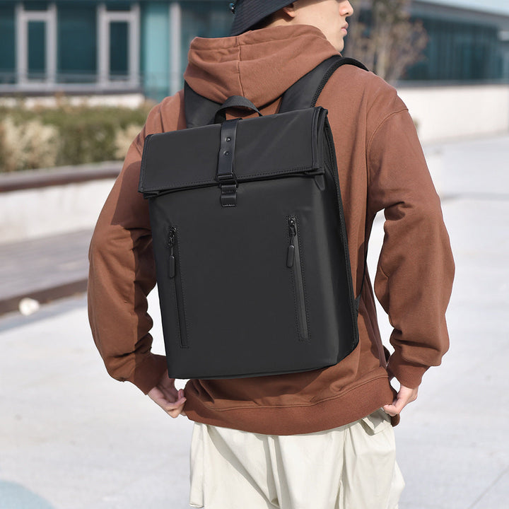 Stylish Waterproof Roll-Top Backpack Kalsten