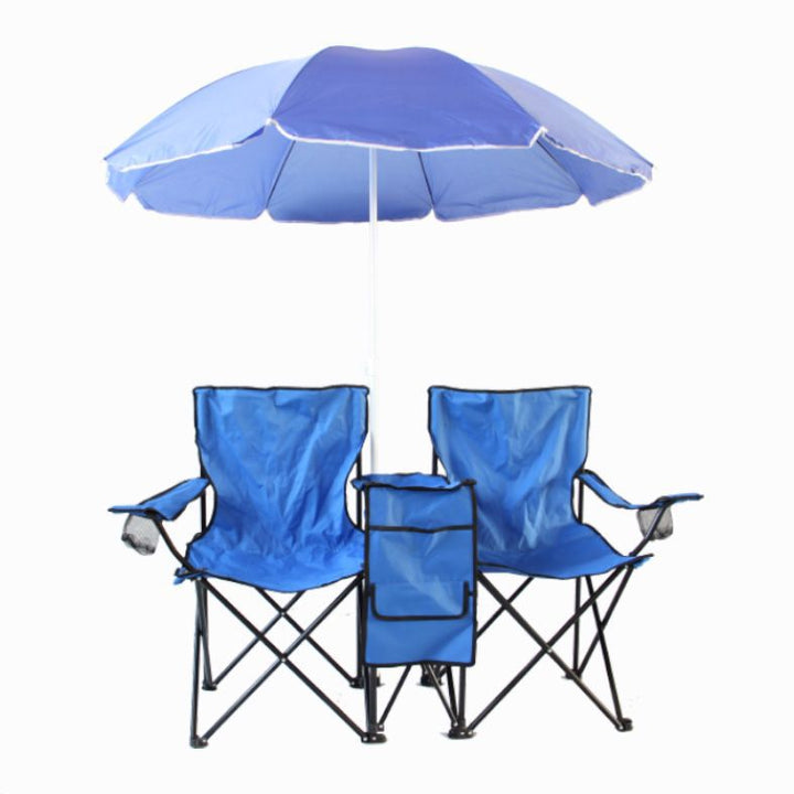 Folding Chair Set with Umbrella Kalsten