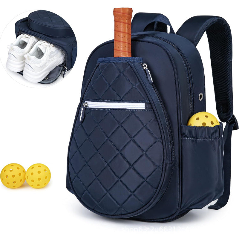 Sporty backpack with integrated shoe compartment and pockets for sports accessories Kalsten
