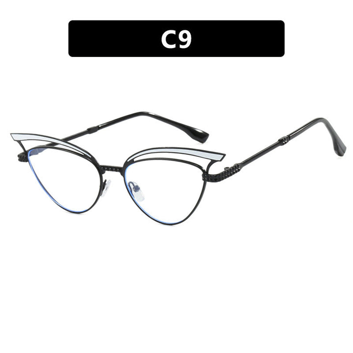 Women's Cat-Eye Glasses with Filigree Design Element Kalsten