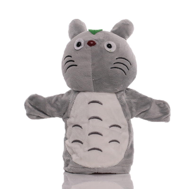 Plush Tiger Hand Puppet With Soft Fleece Movable Mouth Embroidered Features