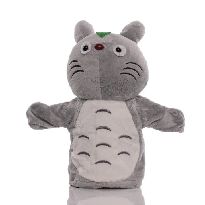 Plush Tiger Hand Puppet With Soft Fleece Movable Mouth Embroidered Features