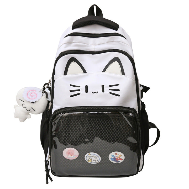 Cute Cat-Themed School Backpack Kalsten