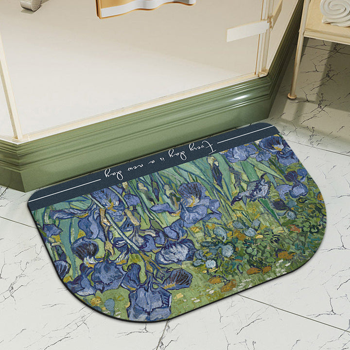 Artistic Round Bath Mat