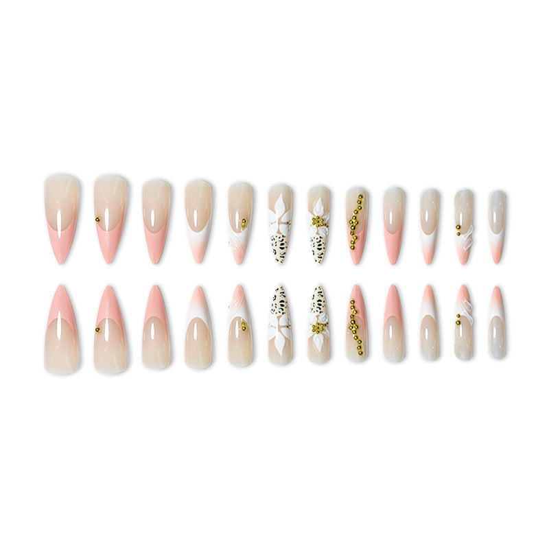 Exotic Floral and Animal Print Press-On Nail Extensions Kalsten