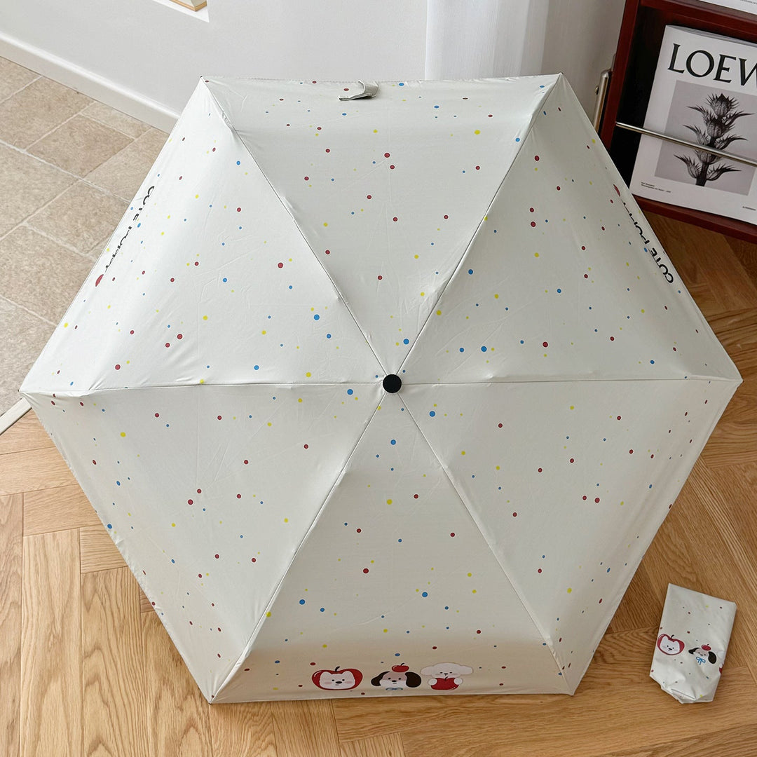 Ladies Folding Umbrella with Playful Design Kalsten