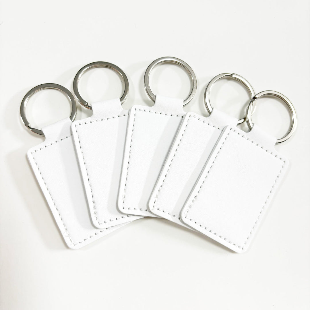 Unisex keychain made of high-quality synthetic leather with custom label Kalsten