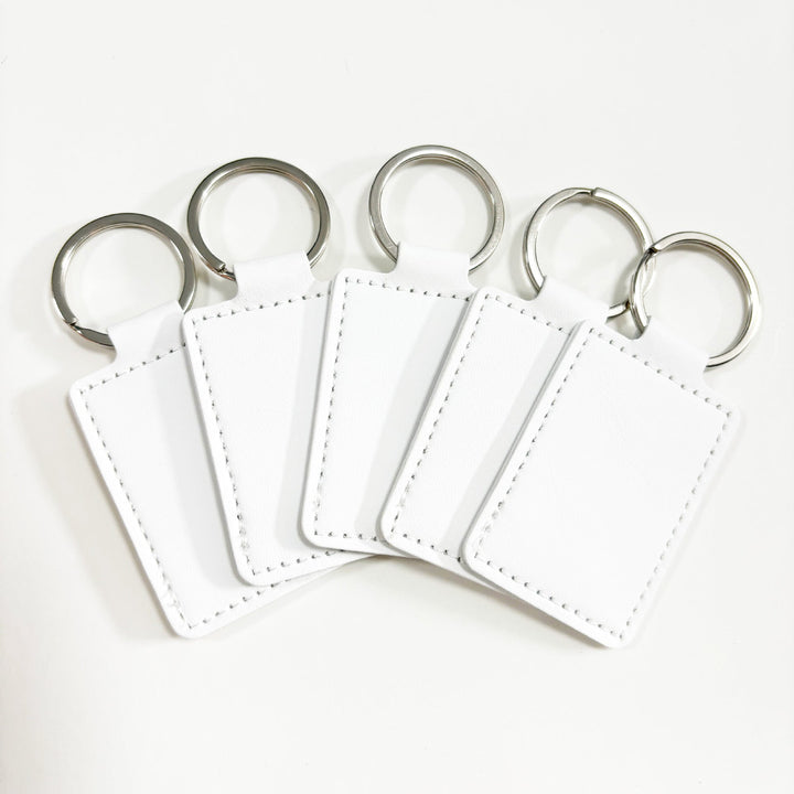 Unisex keychain made of high-quality synthetic leather with custom label Kalsten