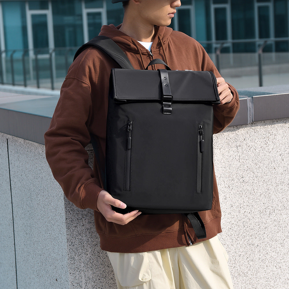 Stylish Waterproof Roll-Top Backpack Kalsten