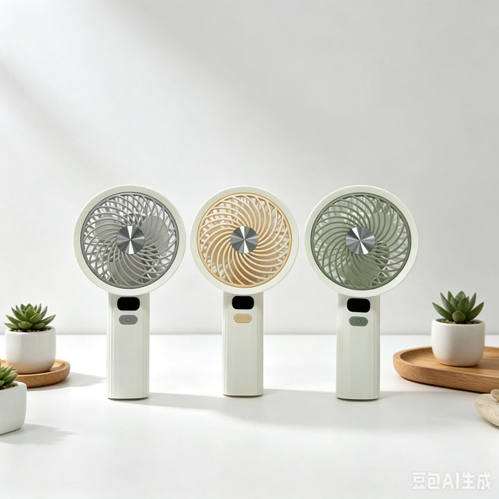 Ladies Portable Hand Fan with Creative Cooling and Aroma Diffuser Kalsten
