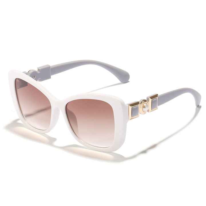 Women Cat-Eye Sunglasses with Elegant Metal Decoration Kalsten