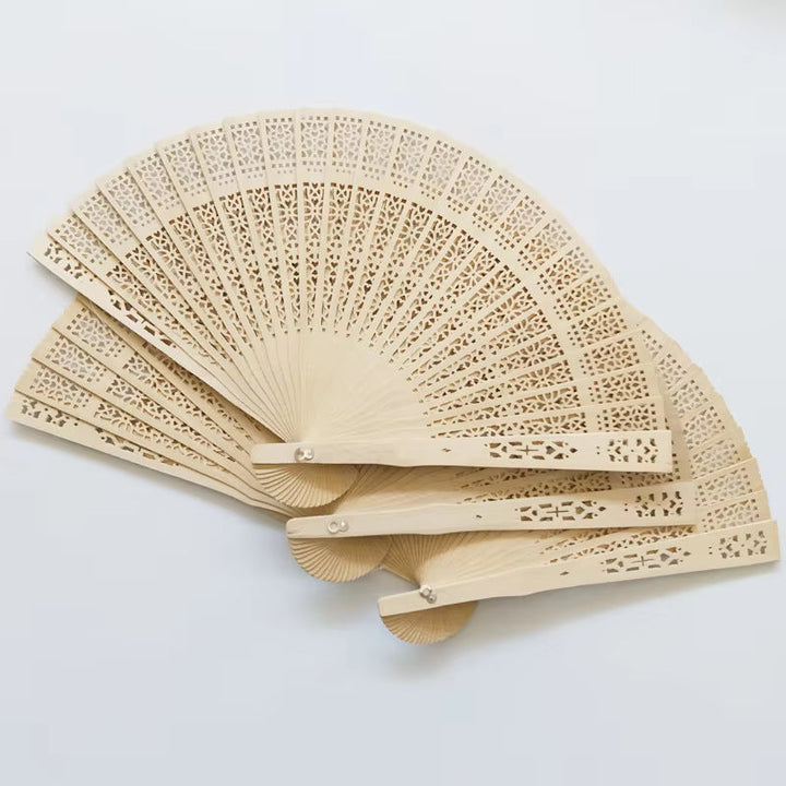 Women's fan made of high-quality filigree plastic with exquisite pattern design Kalsten