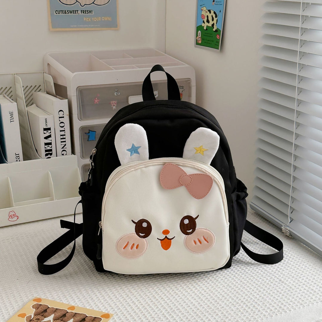 Girls' Cute Bunny-Themed Mini School Backpack
