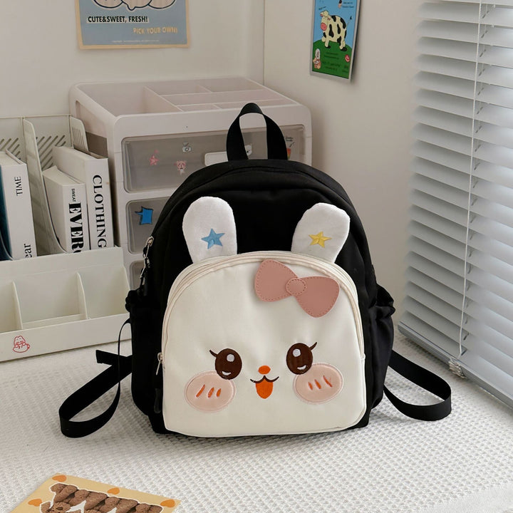 Girls' Cute Bunny-Themed Mini School Backpack