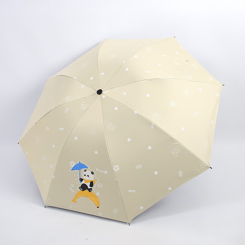 Women’s Folding Umbrella with Playful Animal Design Kalsten