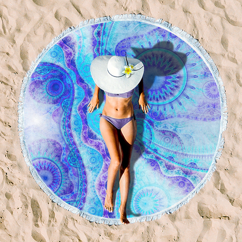 Rundstrand towel with unique sunset design Kalsten