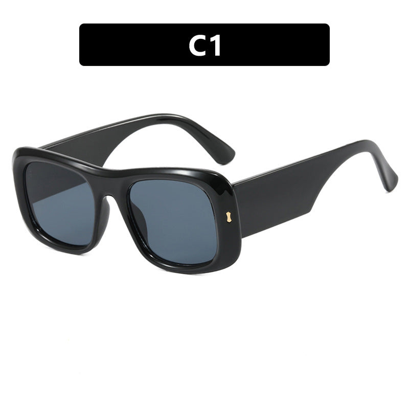Women's oversized square sunglasses with a wide frame and polarized lenses Kalsten