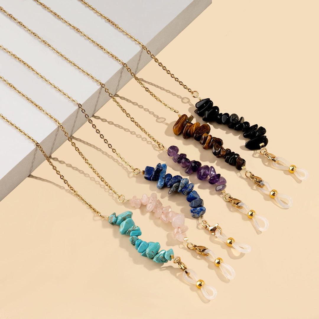 Gem-Accent Eyewear Chain Kalsten