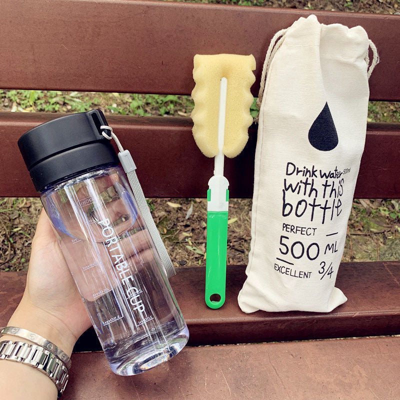 Women's portable water bottle with practical cleaning system Kalsten